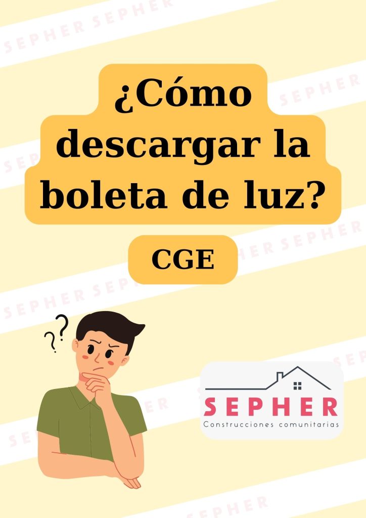 Guía para descargar la boleta de luz CGE
