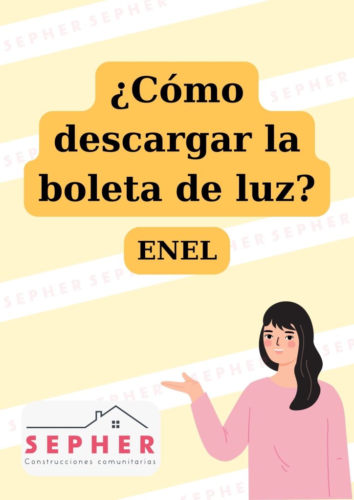 Guía para descargar la boleta de luz ENEL