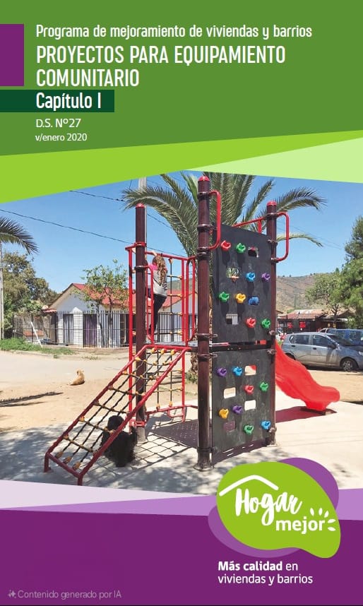 Portada Proyectos para Equipamiento Comunitario Capítulo I