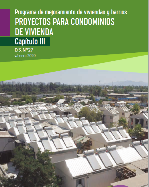 Portada Proyectos para Condominios de Viviendas Capítulo III